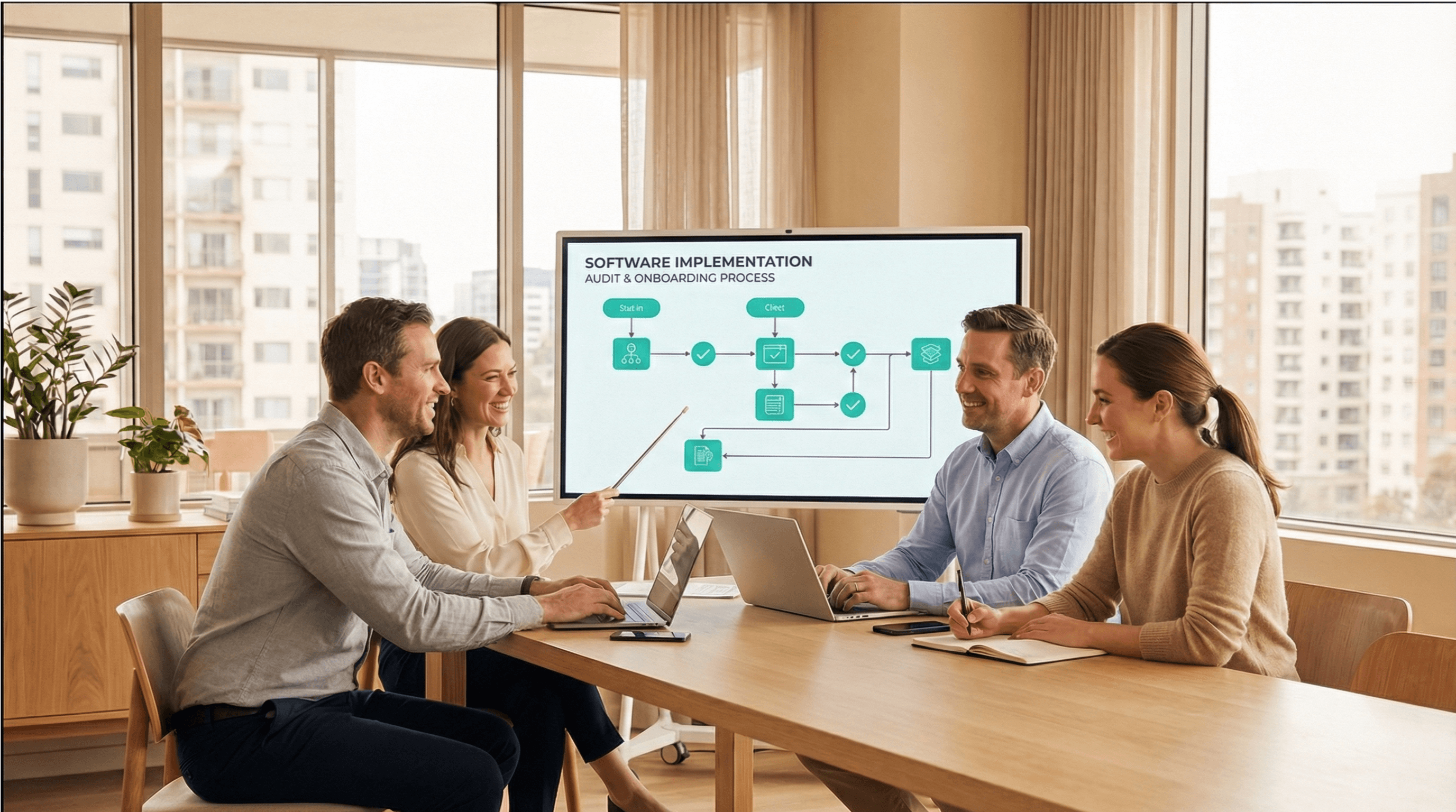 Ablauf Timeline Visual